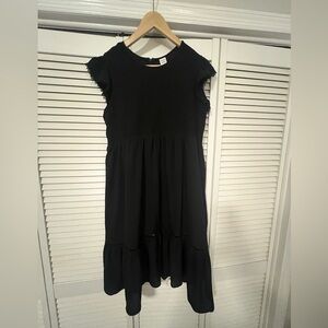 Melrose and Market Black Ruffle Dress